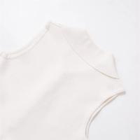 PB&ZA2025 Falda corta estilo dobladillo simple casual temperamento chaleco de punto top verano nuevo top ajustado con solapa para mujer - details 7
