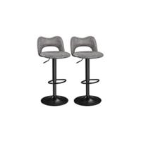 Juego de 2 Taburetes de Bar Altura Ajustable Soporte hasta 136 kg Ideal para Comedor, Cafetería, Bar, Sala o Cocina - details 7