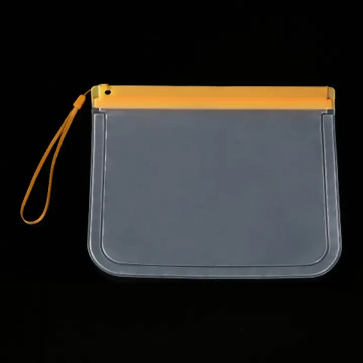 Bolsa de lavado de maquillaje transparente, bolsa de pasaporte de viaje ligera impermeable, bolsa de almacenamiento con soporte para teléfono y tarjeta antirrobo EVA, 5 uds. - 1