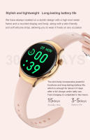 2025 nueva pantalla amoled de 1,27 pulgadas llamada Bluetooth NFC asistente de voz GPS seguimiento de movimiento frecuencia cardíaca monitoreo del sueño para relojes de salud inteligentes Android e ios, regalo exclusivo para mujeres - details 18