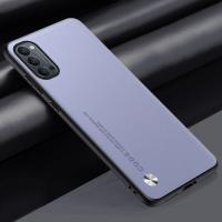 OPPO Reno 4 Pro 4Z 5G Funda de Lujo de Cuero PU con Cubierta Trasera Mate Protección de Silicona - details 12