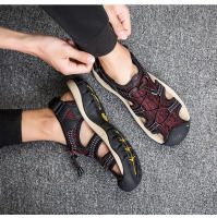Sandalias transpirables de verano para hombre, zapatos de playa antideslizantes de secado rápido para exteriores, cómodas sandalias de ocio para senderismo, escalada y pesca - details 9