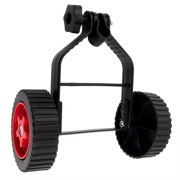 Rueda de cortacésped Universal, juego de ruedas de soporte ajustable, rueda auxiliar, herramienta de jardín - 1