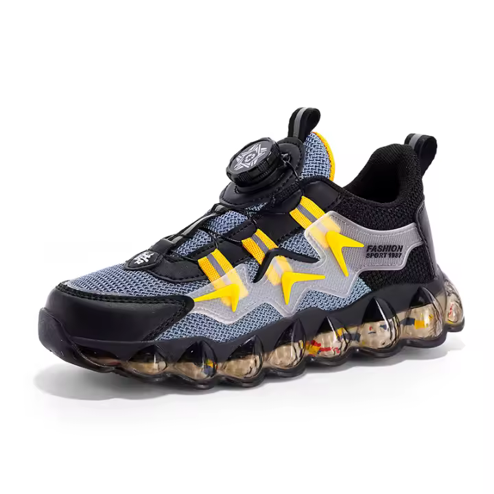 Zapatillas de deporte antideslizantes para niños, zapatos deportivos transpirables para exteriores, tenis de alta calidad, a la moda - 1