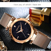 Reloj de Mujer con Esfera Nocturna Estrellada Diseño Nórdico Único, Pulsera de Acero Inoxidable, Brillo Nocturno Regalo de Lujo para Cumpleaños y Aniversarios - details 12