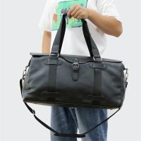 Bolso de Viaje Multifuncional para Hombres con Gran Capacidad Bolso de Mano de Tipo Trolley Bolso de Mensajero de Hombro para Negocios Bolsos de Fin de Semana Deporte y Aventura - details 3