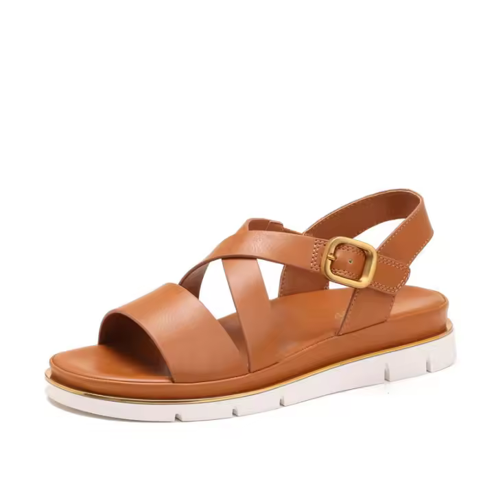Sandalia Pendiente y sandalias romanas novedad de verano suela suave botón de una línea pisando la mierda sensación informal vacaciones de moda por - 1