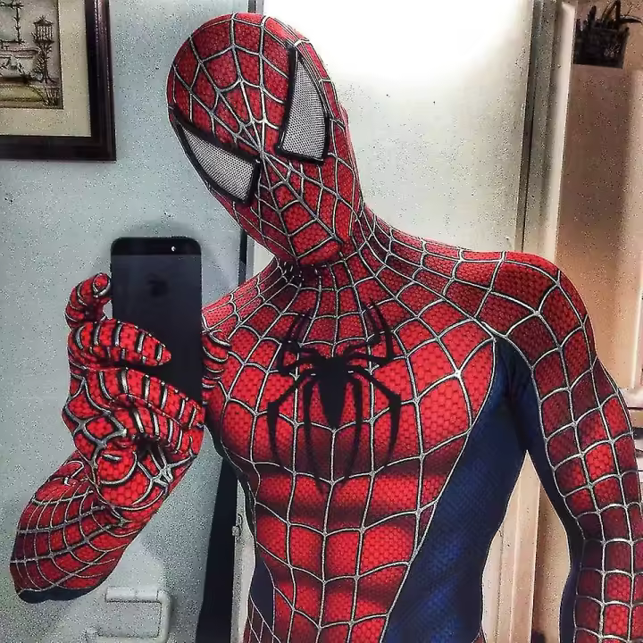 Raimi Spider-Man Mono para niños y adultos, traje de Cosplay, regalo de fiesta - 1