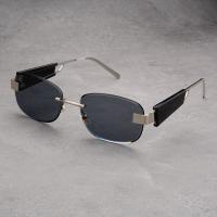 Gafas de sol gruesas de alto valor gafas de sol faciales cuadradas de metal para hombres y mujeres moda tendencia anti ultravioleta - details 7