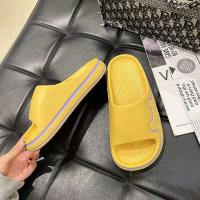 Nueva Idea de producto 2022, zapatillas de interior de verano para baño, sandalias y zapatillas de mujer de fondo suave desodorizantes antideslizantes - details 9