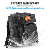 Mochila Táctica Impermeable de 50L Diseño Sólido de Nylon Ideal para Senderismo, Camping, Viajes Deportes y Exteriores - details 0