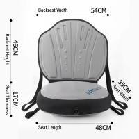 Asiento de Kayak Desmontable con Soporte de Espalda Tabla de Navegación Inflable Ajustable para Kayak, Caña, Pesca - details 4