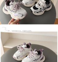 Zapatos deportivos de niños de primavera y otoño de la marca de moda compañeros de clase niños y niñas doble red transpirable correr antideslizante casual zapatillas para correr - details 7