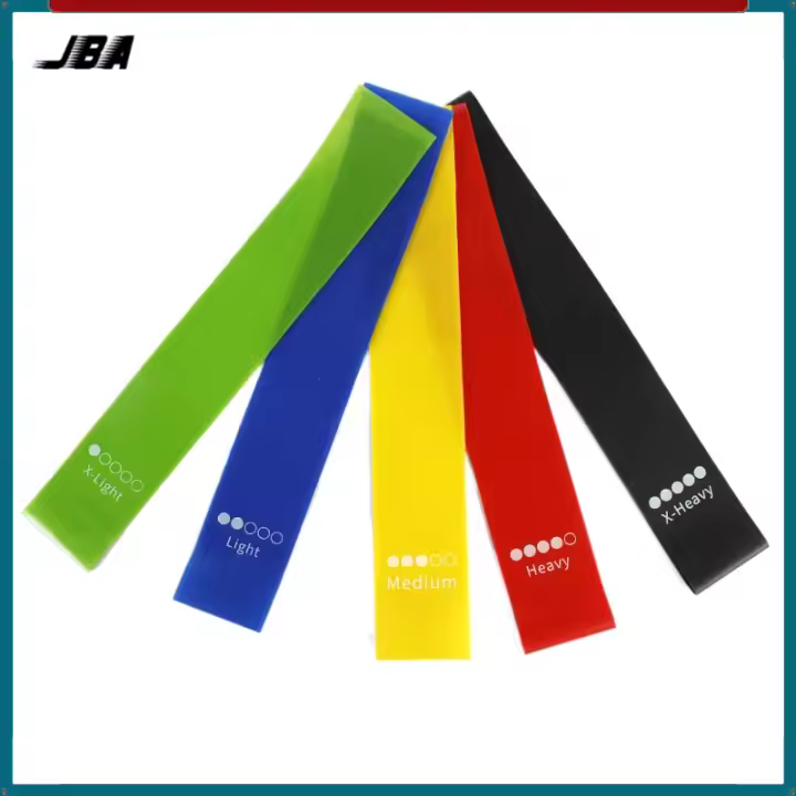 Resistance Loop Band For Workout Set 5Pcs 130lbs With Strength Mark 600MM TPE Flexibe Exercise Bands Crossfit Gym Band - 1