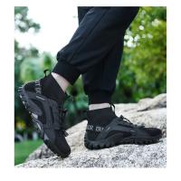 Zapatos de Caminata de Alta Calidad para Hombres Zapatillas Deportivas Transpirables Elásticas para Acampar al Aire Libre - details 9