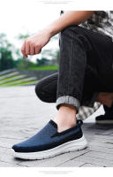 Nuevos zapatos deportivos de gran tamaño para hombre con malla transpirable y cómoda, zapatos deportivos de suela blanda, zapatos casuales de un pie - details 20