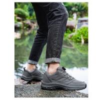 Zapatos De Deporte Para Hombre Con Hebilla Giratoria Cómodos Y Antideslizantes Talla Grande Color Sólido Cuero Artificial Mocasines De Senderismo Estilizados - details 10