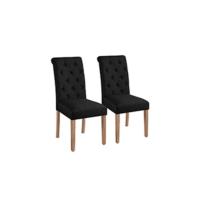 2 piezas Sillas de comedor de ratán con asiento trenzado, marco de metal para interiores y exteriores 54,5 x 57 x 73,5 cm, terraza, jardín, sala de estar - details 9