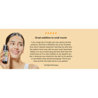 COSRX Niacinamida 5% + Mucina de Caracol 74% Esencia Dual, Suero Facial Antienvejecimiento Regalos opacos para el Día de la Madre para mamá, Piel Sensible, No - details 9