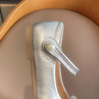 Zapatos planos de cuero para niña, calzado elegante de princesa para fiesta, fondo suave, primavera y otoño, novedad - details 22