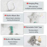 Juguete Musical Colgante para Bebés con Caja de Música y Lullaby Sensorial Clip para Carritas y Cuna Recomendado para Bebés Normales con Batería - details 3