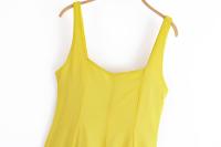 Ropa de mujer europea y americana popular vestido midi con correa de hombro ancho vestido - details 7