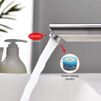 Grifo de Lavabo de Acero Inoxidable, Mezclador Monomando para Lavabo, Níquel Pulido - details 4
