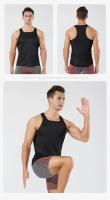 Camiseta de maratón para, camiseta deportiva, camiseta sin mangas para, ropa de gimnasio, camiseta de entrenamiento deportivo - details 25