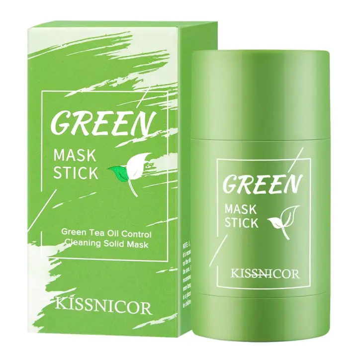 Mascarilla de Limpieza Facial de Té Verde Reductor de Poros Profundos Removedor de Pulgas Negras Hidratante 40g - 1