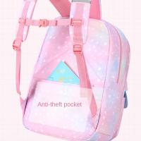 Mochila infantil de arcoíris con apertura lateral estilo refrigerador, bolso de hombro con apertura de puerta, bolso escolar para estudiantes de estilo coreano - details 9
