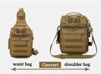 Bolso de pecho táctico Molle para hombre, bolsa de aparejos de pesca, Camping, senderismo, caza, eslinga, un solo hombro, bolso deportivo - details 1