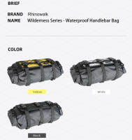 Rhinowalk-arnés para manillar de bicicleta, bolsa impermeable de 8L-13L para bicicleta de montaña, carretera, grava, Bikepacking, bolsa seca extraíble, ciclismo frontal - details 3