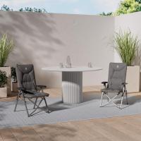Silla de Camping Plegable Capacidad de 150 kg Respaldo Alto tamaño pequeño Plegable Silla de jardín Acolchada de Lujo con 4 Posiciones, Silla de Pesca Ajustable para balcón - details 1