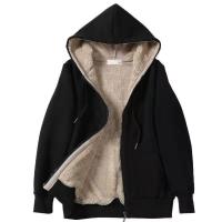 Otoño Invierno sudaderas con capucha para mujer cárdigans casuales abrigos cálidos para mujer sudaderas con capucha - details 1