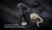 Anillo Táctico Nextorch FR-1 para Linterna Función de Corte Rápido Adecuado para Cuerpo de Linterna de 23.2mm-25.5mm Adecuado con TA20/TA30C/E51C Libre de Manos en Todo Momento Material de Acero y Nylon - details 7