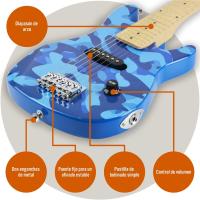 Paquete de Guitarra Eléctrica para Principiantes Tamaño 1/4 Amplificador Portátil de 5 W Cable - details 35