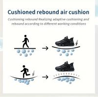 Zapatos de Seguridad para Hombres Punta de Acero, Comodidad de Cojín de Aire, a Prueba de Agujeros - details 14