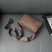 Bolso de hombro retro para hombre, bolso de mensajero informal de marca de moda, bolso horizontal para hombre, bolso de mensajero informal al aire libre, bolso para teléfono móvil, bolso para mujer de moda, regalo de vacaciones - details 2