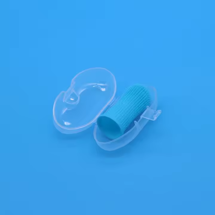 Cepillo de Dientes de Silicona Suave para Mascotas Limpieza Dental para Perros y Gatos - 1