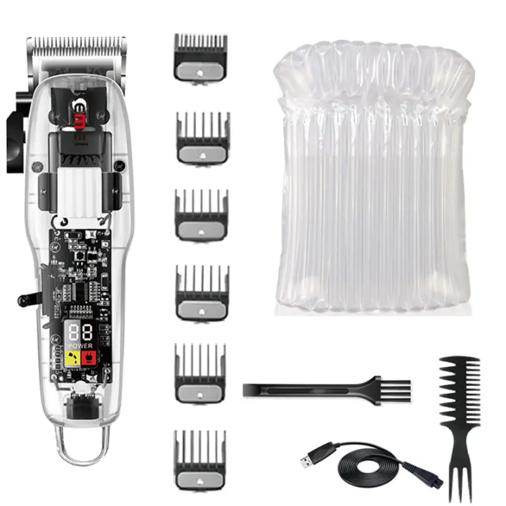 Kemei-cortadora de pelo inalámbrica NG108 para hombre, potente cortadora de pelo eléctrica profesional, recargable, herramienta de corte de pelo y barba - 1