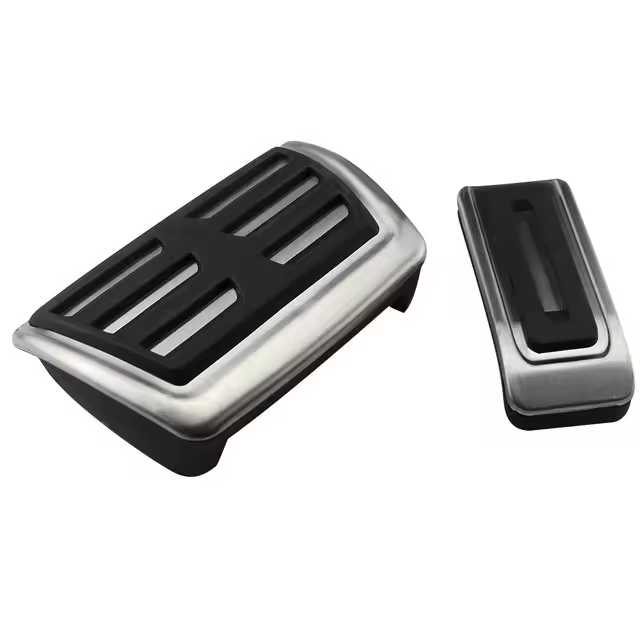 Cubierta de Protección de Pedales de Acero Inoxidable Daefar Freno de Gas, Embrague, Pedales para Vw Multivan T5 T6, Caravelle T6 - 1