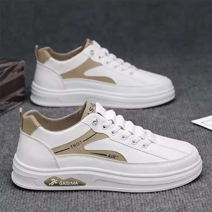 Zapatillas de deporte de ocio versátiles para hombre, zapatos deportivos ligeros y cómodos para caminar, zapatos gruesos de alta calidad a la moda, calzado masculino - 1