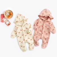 Monos de invierno de manga larga para bebés, peleles con capucha para niñas, lindos - details 1