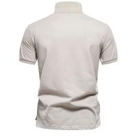 Polos de mezcla de algodón con estampado degradado de nuevo diseño para hombres Polos de manga corta de moda de verano para hombres - details 4