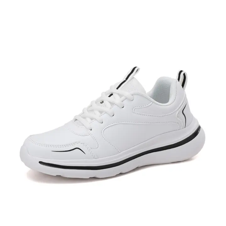 Cuero impermeable suave para deportes, ligeros, cómodos, zapatos para correr - 1