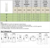 Elegante Vestido Largo de Verano sin Mangas OUWU Adornado con Espalda Descubierta Cuello en V - details 0