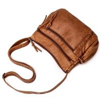Bolso cruzado de mujer, bolso de mano de mujer, bolso cruzado de mano de cuero, bolso tote, bolso bandolera, bolso bandolera vintage de gran capacidad, bolso de mujer de cuero lavado - details 7