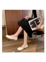 Mary Jane zapatos de las mujeres de suela plana solo zapatos verano 2025 nuevos dos desgaste un pedal con falda suave zapatos pequeños de cuero - details 10
