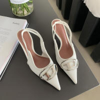 Sandalias con punta de aguja para mujer, zapatos con punta en punta, estilo de niño, Sentido del diseño - details 25