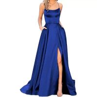Vestido largo de dama de honor con hombros descubiertos, vestido de noche para damas de honor a la moda - details 1